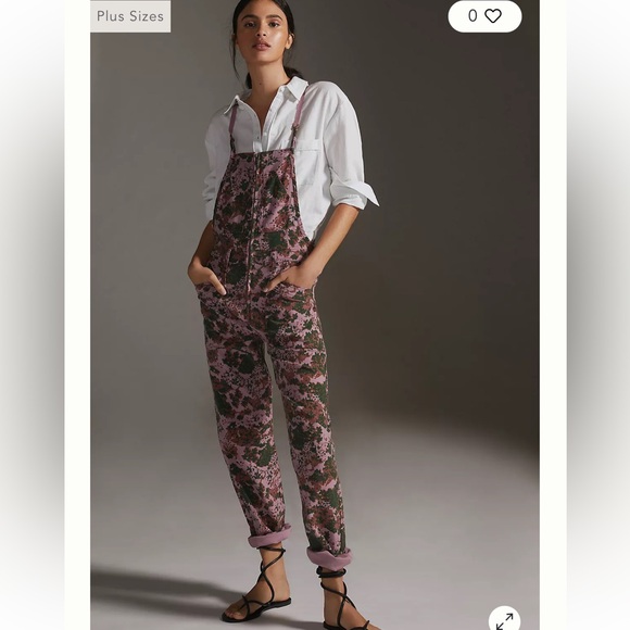 Pilcro Pants - Anthropologie Pilcro Printed Painters Overalls
